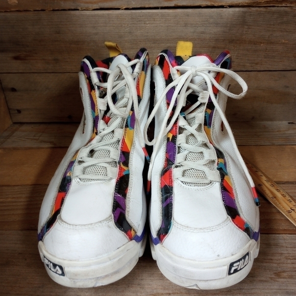 FILA Grant Hill 2, 90s Retro, White Multicolor Men's Size 11. - Picture 1 of 9